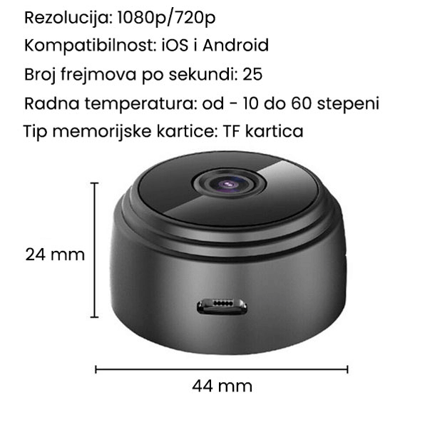 Mini kamera visoke rezolucije Mini Cam