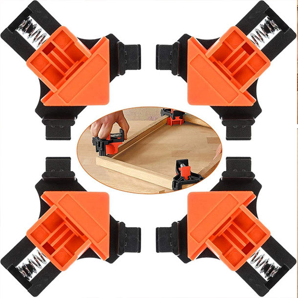 Set od 4 ugaone stezaljke za obradu drveta WOOD CLIPS