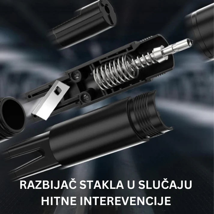 2 u 1 Alat za Razbijanje Stakla