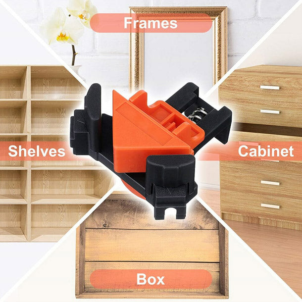 Set od 4 ugaone stezaljke za obradu drveta WOOD CLIPS