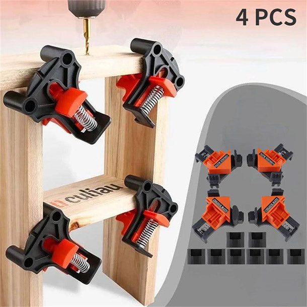 Set od 4 ugaone stezaljke za obradu drveta WOOD CLIPS