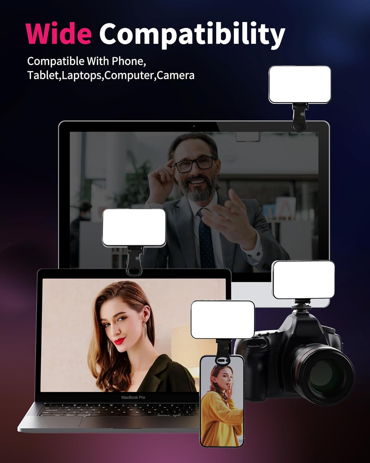 Selfie Light - LED punjivo svjetlo za telefon