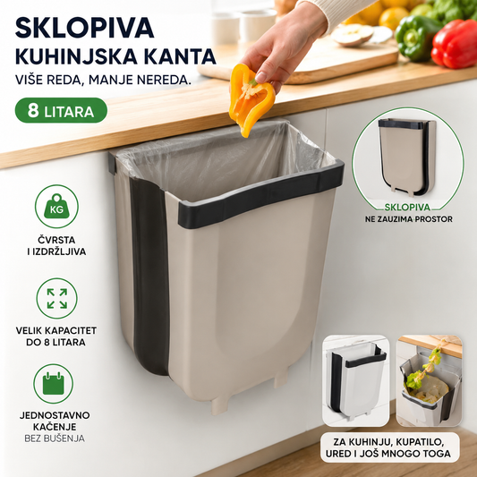 Sklopiva kuhinjska kanta za smeće
