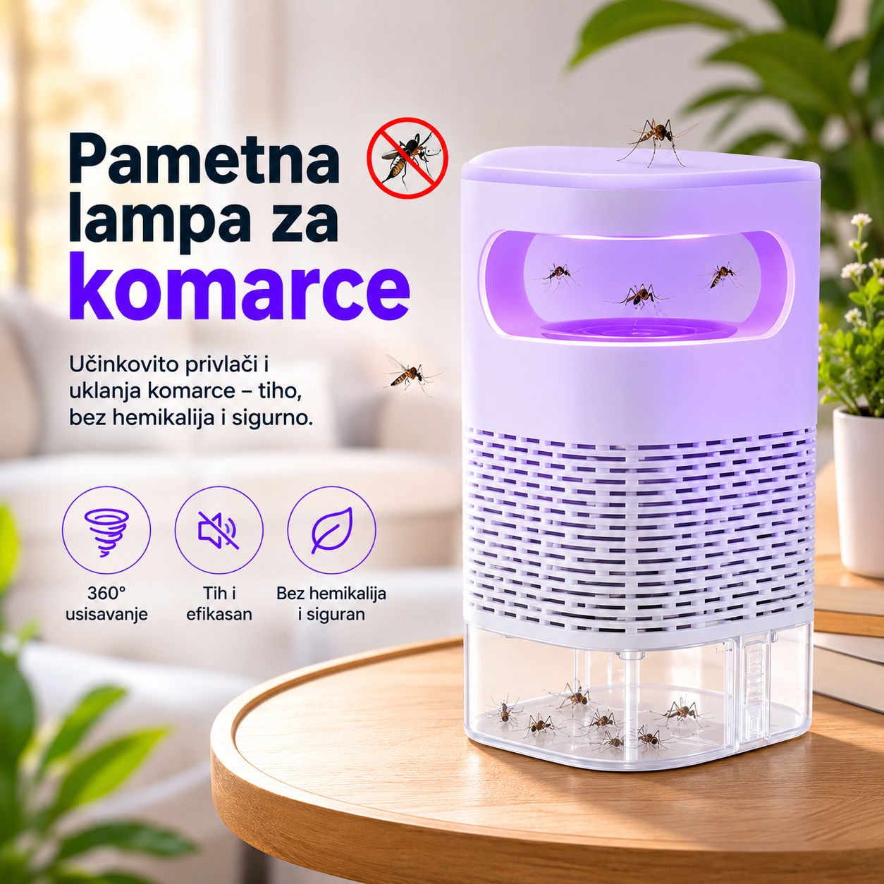 Pametna lampa za komarce
