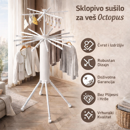 Sklopivo sušilo za veš Octopus