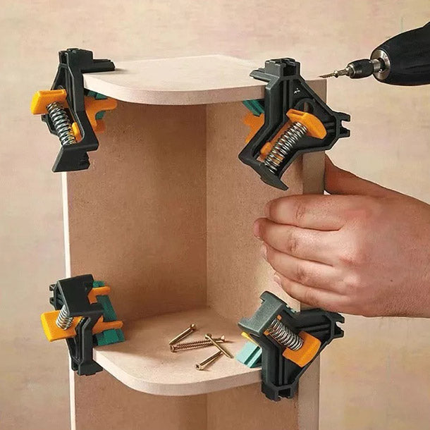 Set od 4 ugaone stezaljke za obradu drveta WOOD CLIPS