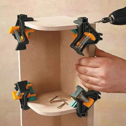 Set od 4 ugaone stezaljke za obradu drveta WOOD CLIPS
