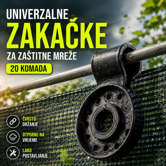 Univerzalne Zakačke za Zaštitne Mreže (20 komada)